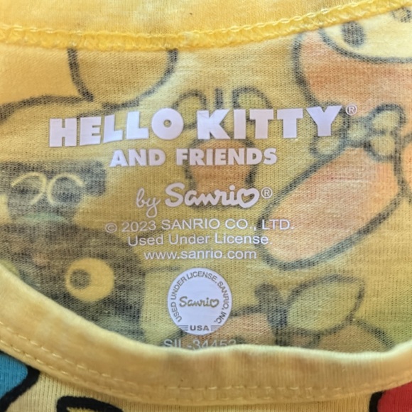 Sanrio HELLO KITTY & Friends All Over Print Cropped Tank Top - Picture 3 of 4